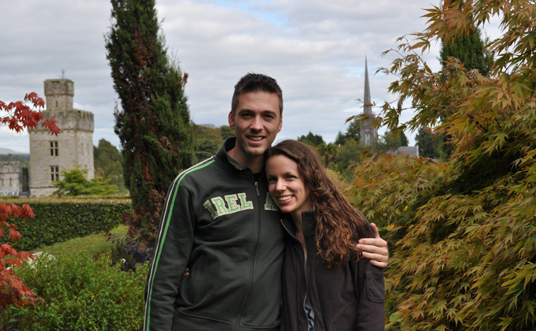 Derek and Melissa at Lismore Castle