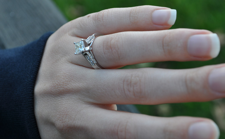 The engagement ring